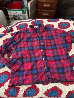 J Crew plaid top